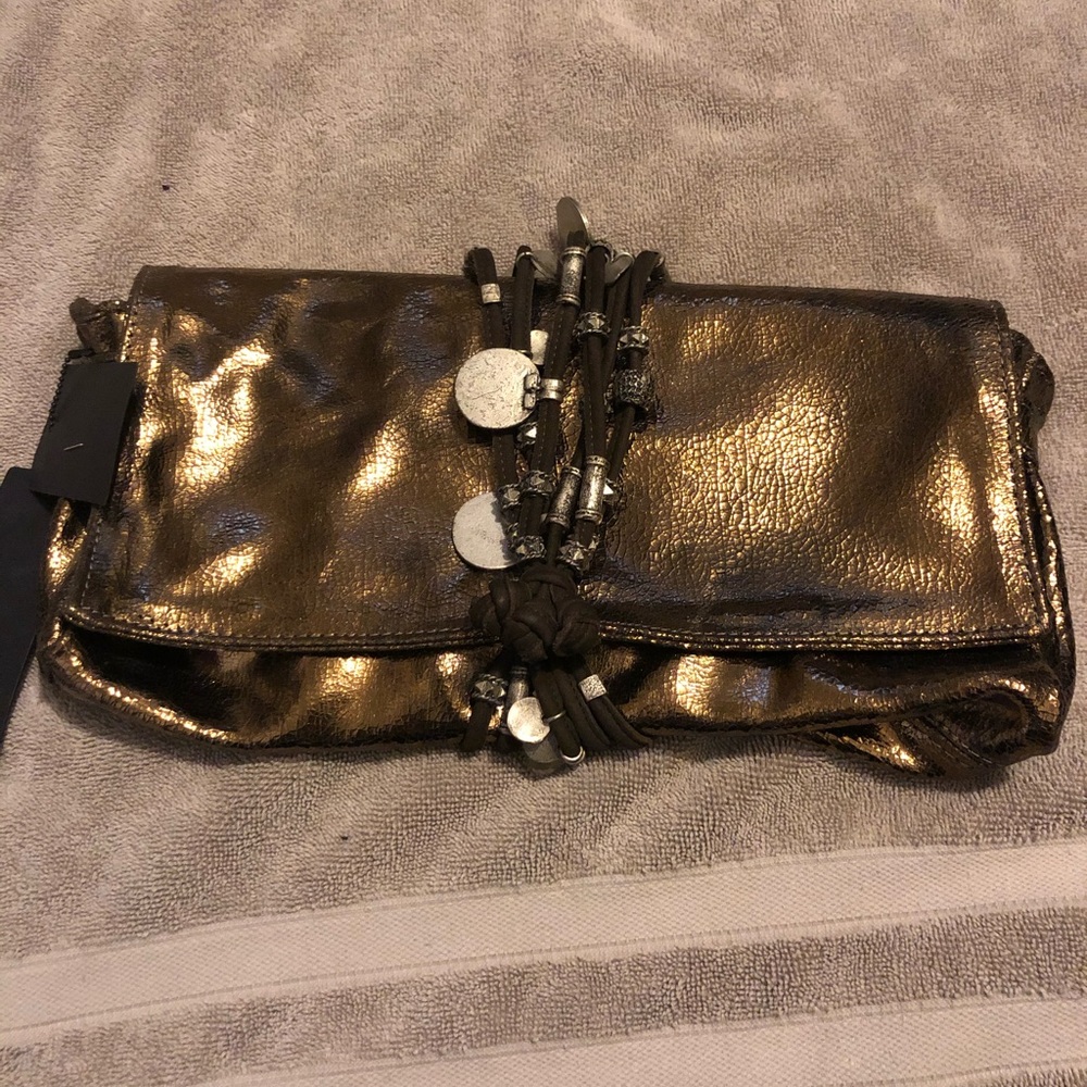 tylie malibu gypsy gold clutch